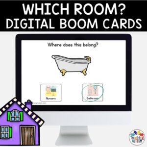 Rooms of the House Category Sorting | Special Education Distance Learning