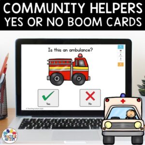 Community Helpers Boom Cards | Yes or No Questions