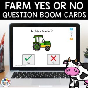 Farm Yes or No Questions | Boom Cards for Speech Therapy
