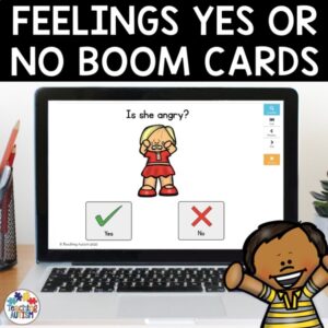 Identifying Feelings and Emotions | Yes or No Boom Cards