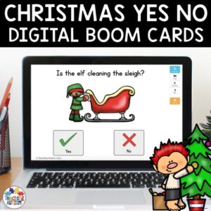Christmas Yes or No Questions | Boom Cards Speech Therapy