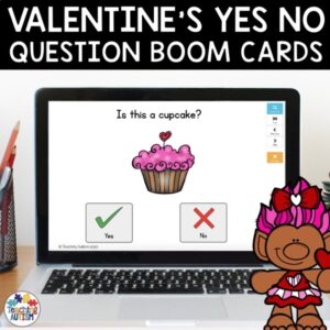 Valentine's Day Yes or No Questions | Boom Cards Speech Therapy