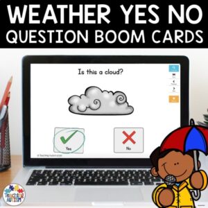 Weather Yes or No Questions | Boom Cards Speech Therapy