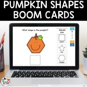 Pumpkin 2D Shape Matching | Halloween Math Boom Cards