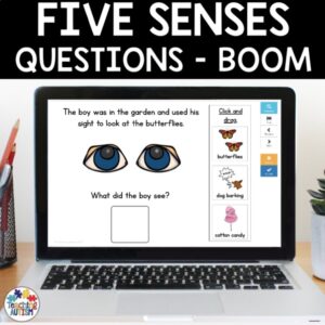 Five Senses Questions | Free Boom Cards