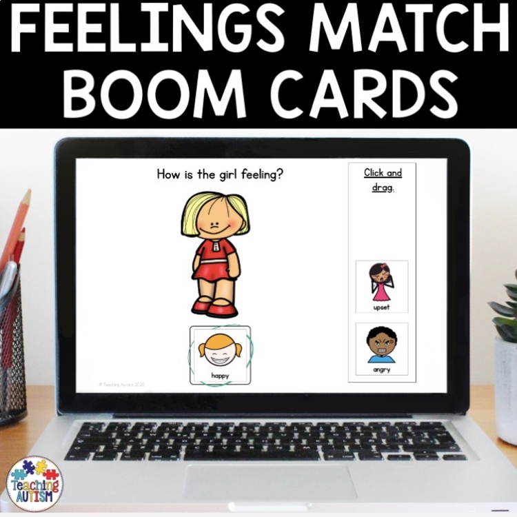 Identifying Feelings and Emotions | Question Boom Cards