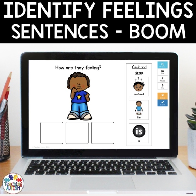 Identifying Feelings and Emotions | Boom Cards for Special Education