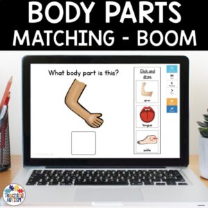 Body Parts Matching | Boom Cards for Special Education