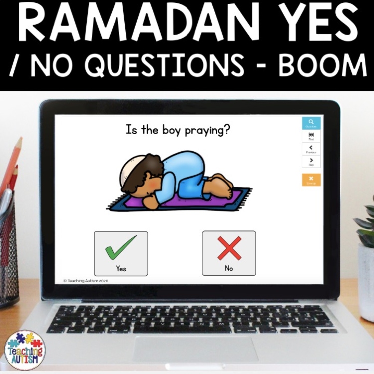Ramadan Yes or No Questions | Boom Cards Distance Learning