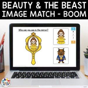 Beauty and the Beast Image Matching Boom Cards