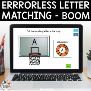 Alphabet Matching | Errorless Learning Boom Cards