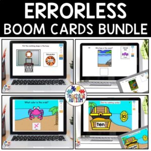 Errorless Learning Boom Cards Bundle | Autism & Special Education Digital Task C