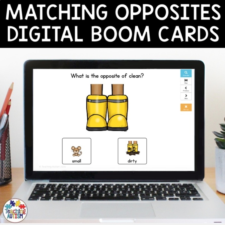 Opposites Matching Boom Cards
