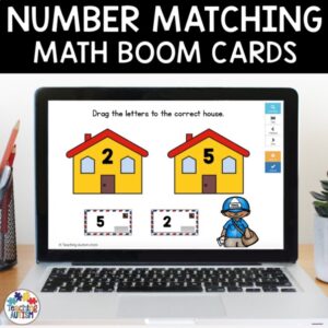 Number Matching | Community Helpers Math Boom Cards