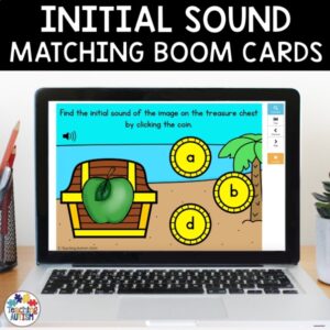 Initial Sounds Activities | Summer Boom Cards
