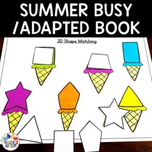 Summer Special Education Busy Book