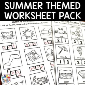 ESY Distance Learning Summer Worksheets