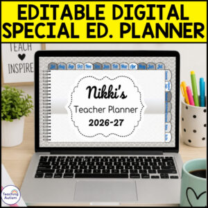 Editable Digital Teacher Planner 2026-2027 | Google Slides & PowerPoint Planner