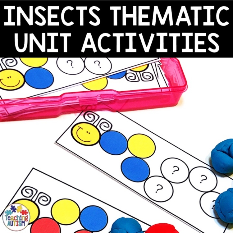 Bugs & Insects Thematic Unit Special Ed Activities, Adapted Books & Task Boxes