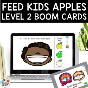 Following Directions Boom Cards | Feeding the Kids Apples Level 2