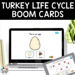 Life Cycle of a Turkey | Thanksgiving Boom Cards