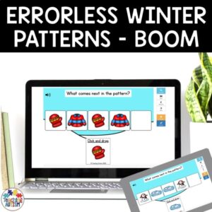 Winter Patterns | Errorless Learning Boom Cards