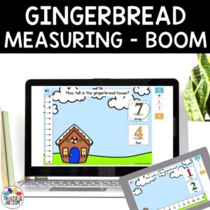 Gingerbread Man Activities | Measuring Boom Cards