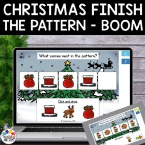 Christmas Patterns Math Boom Cards