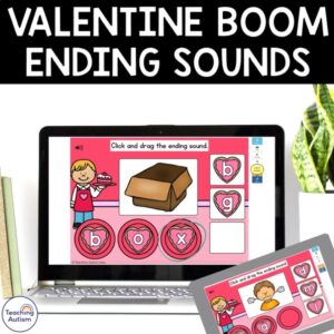 Valentine's Day Ending Sounds | Boom Cards