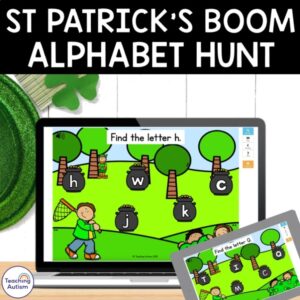 Alphabet Recognition | St Patrick's Day Boom Cards