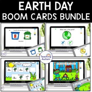 Earth Day Boom Cards Bundle | Digital Task Cards for Special Education & Online