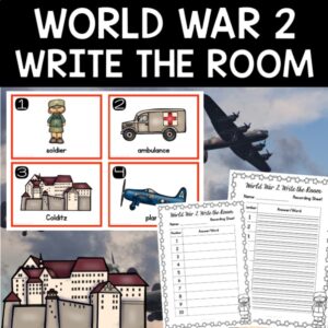 World War 2 Write the Room