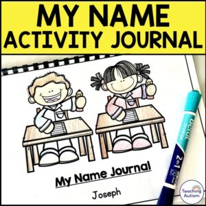 Editable Name Activities | I Can Write My Name Journal