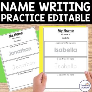 Free Name Practice Activity | Back to School Name Activities