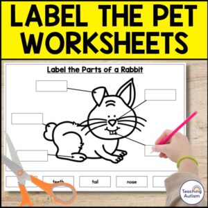 Label the Pet Worksheets | Pet Theme Activities
