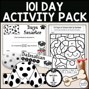101 Days of School Activity Pack | 101st Day of School Dalmatian Activities
