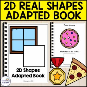2D Shapes Adapted Book for Special Education