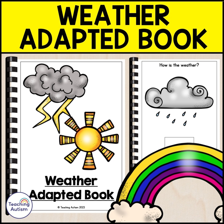 Weather Adapted Book for Special Education