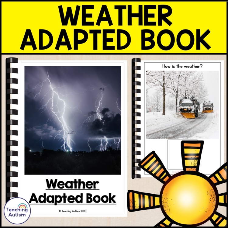 Weather Photo Adapted Book for Special Education