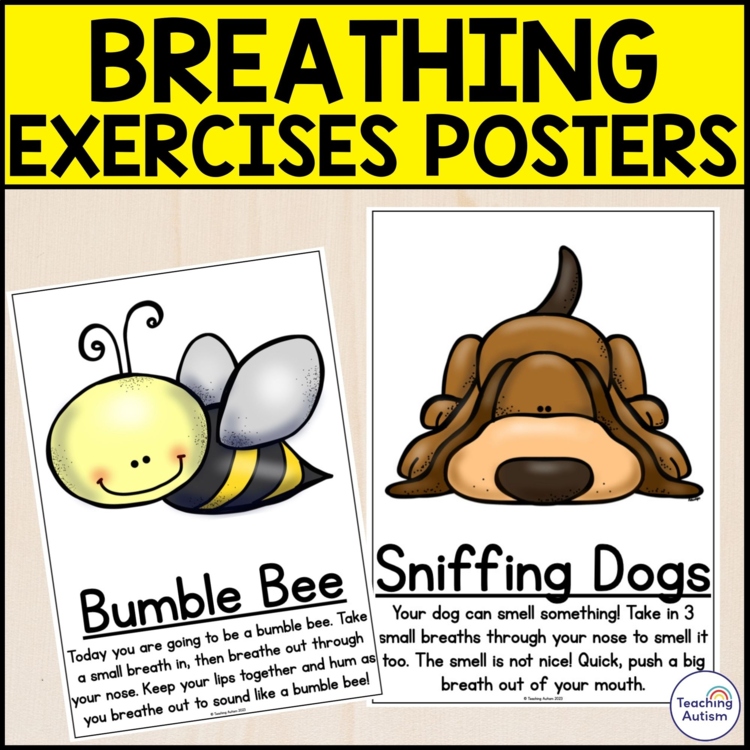 Breathing Exercises Posters | Self-Regulation Activities