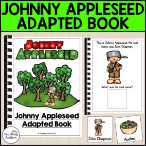 Johnny Appleseed Adapted Book | Adapted Books for Special Education