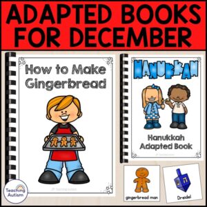 December Adapted Books for Special Education | Christmas, Hanukkah & Winter