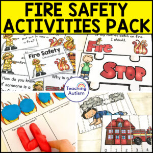 Fire Safety Activities Bundle | Fire Prevention Week for Special Education