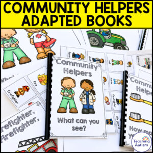 Community Helpers Adapted Books For Special Education